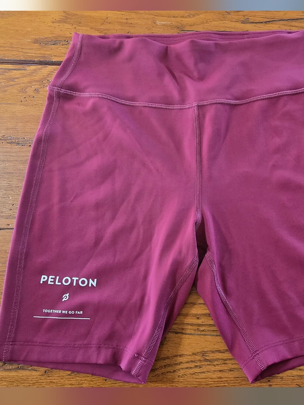 Peloton Magenta High-Rise Bike Shorts SZ L